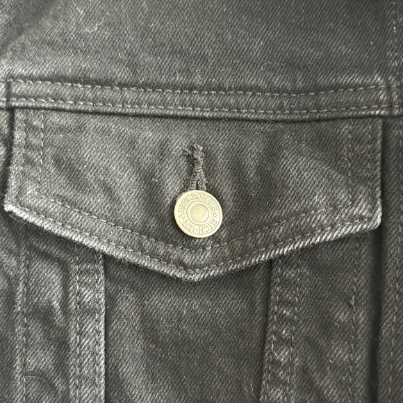 Abercrombie and Fitch Black Denim Jacket - Picture 3 of 8